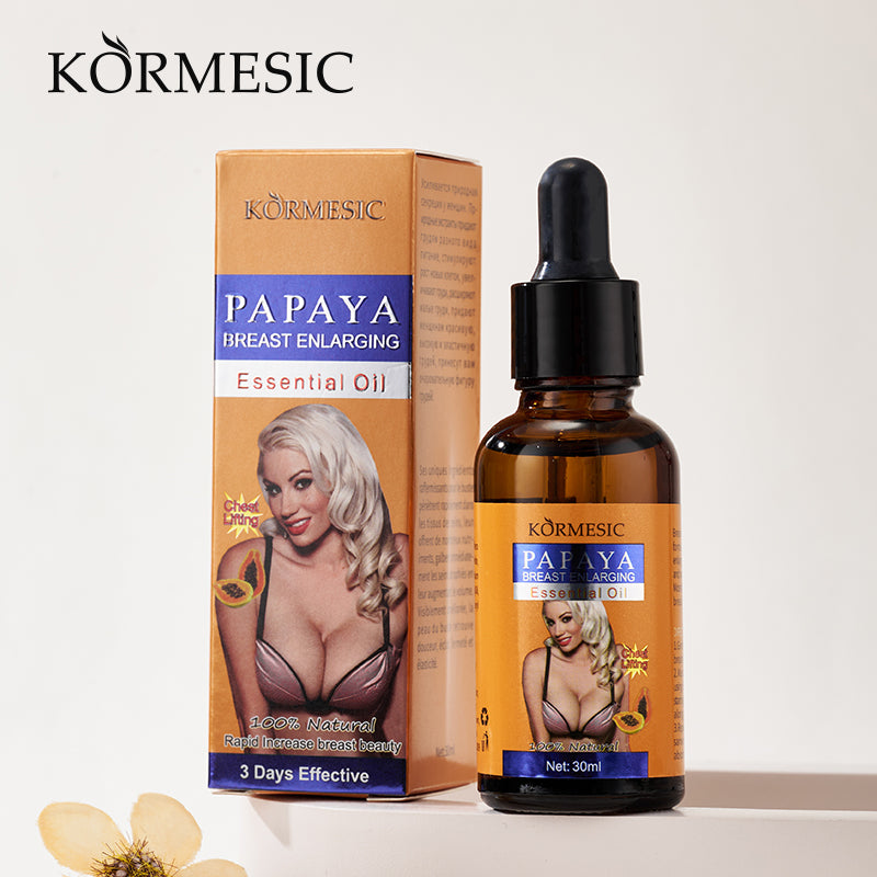 Papaya Breast Enhancement Essential Oil 30ml for Natural Firming & Skin Care