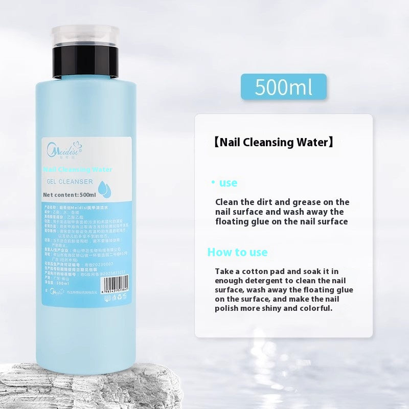 Nail Art Press Bottle Cleaning Solution for Nail Removal & Care - 1000ml