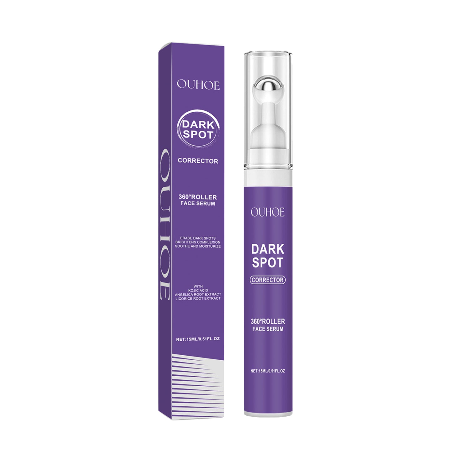 Brightening Face Serum with Roller Ball - 15ml Dark Spot Corrector