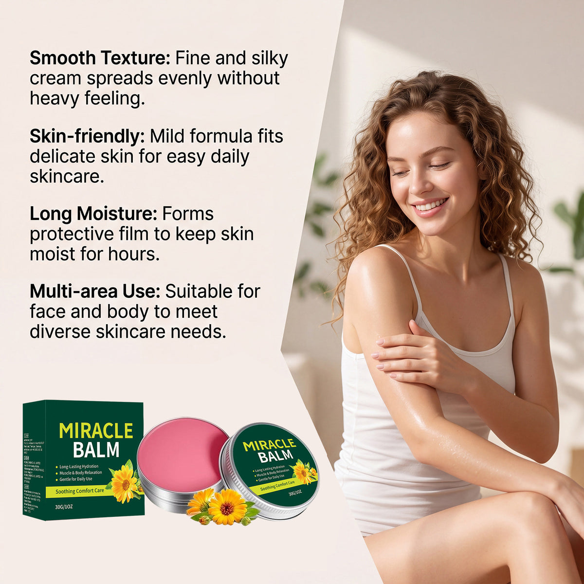 Moisturizing Cream 30g - Hydrating Body Care