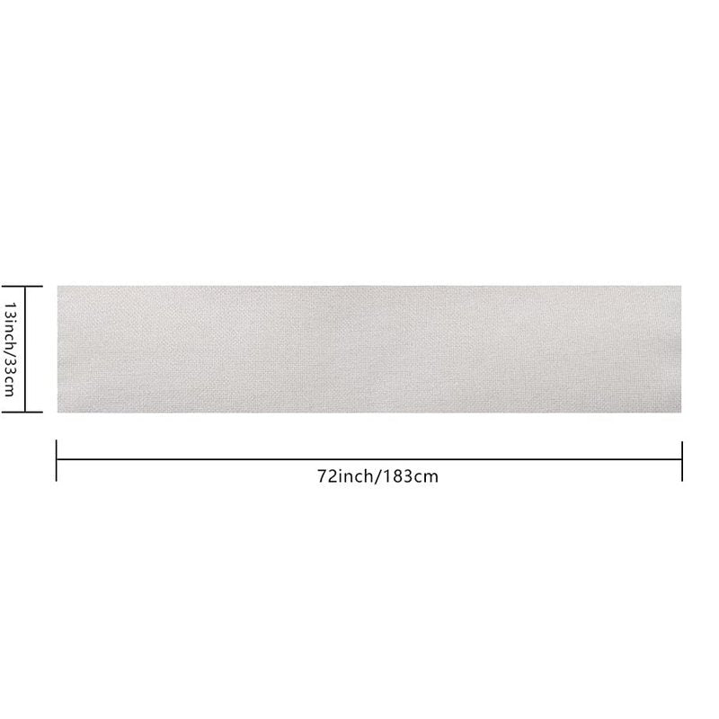 Pumpkin Eucalyptus Leaf Polyester Table Flag for Festive Home Decor