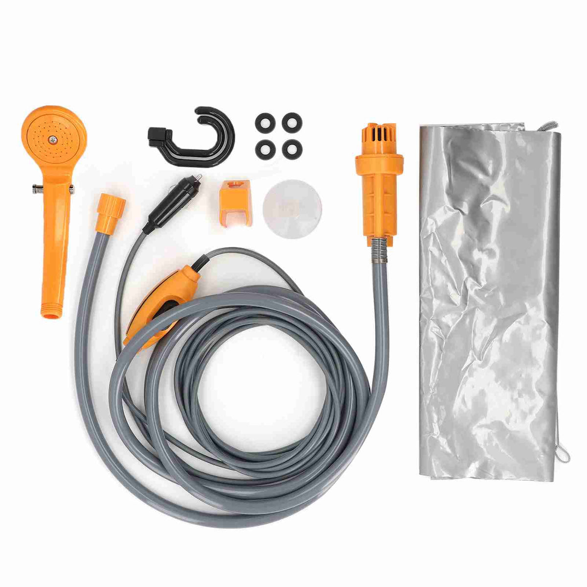 Portable Electric Vehicle Shower Kit with Adjustable Water Flow for Car Camping & Outdoor Use