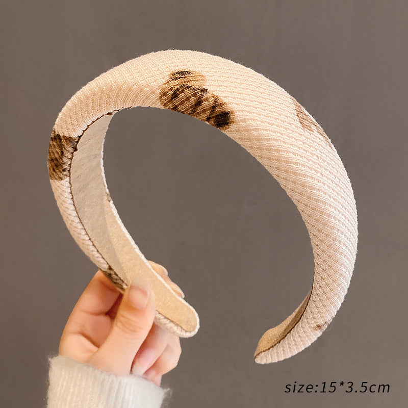 Retro Plush Hair Band for Women