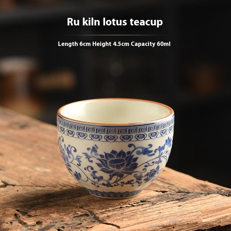 Ceramic Tea Cup Set for Household, Kitchen & Tea Drinking - Multiple Variants
