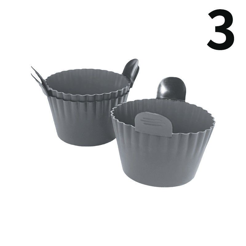 Silicone Muffin Cups for Air Fryers - Thickened & Oversized, Multi-Piece Set