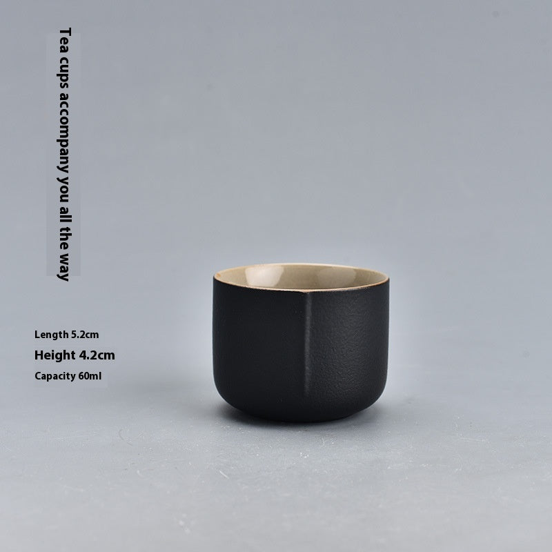 Ceramic Tea Cup Set for Household, Kitchen & Tea Drinking - Multiple Variants