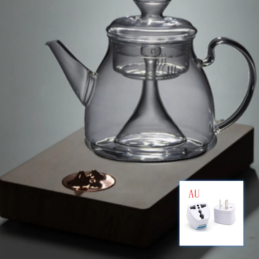 Large Capacity Glass Steam Teapot for Home Brewing - 1.5L