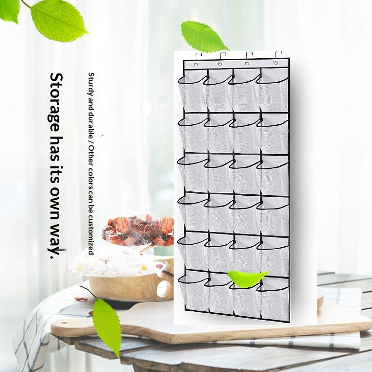 Multi-Purpose Hanging Storage Bag - Wall-Mounted Organizer for Home & Kitchen