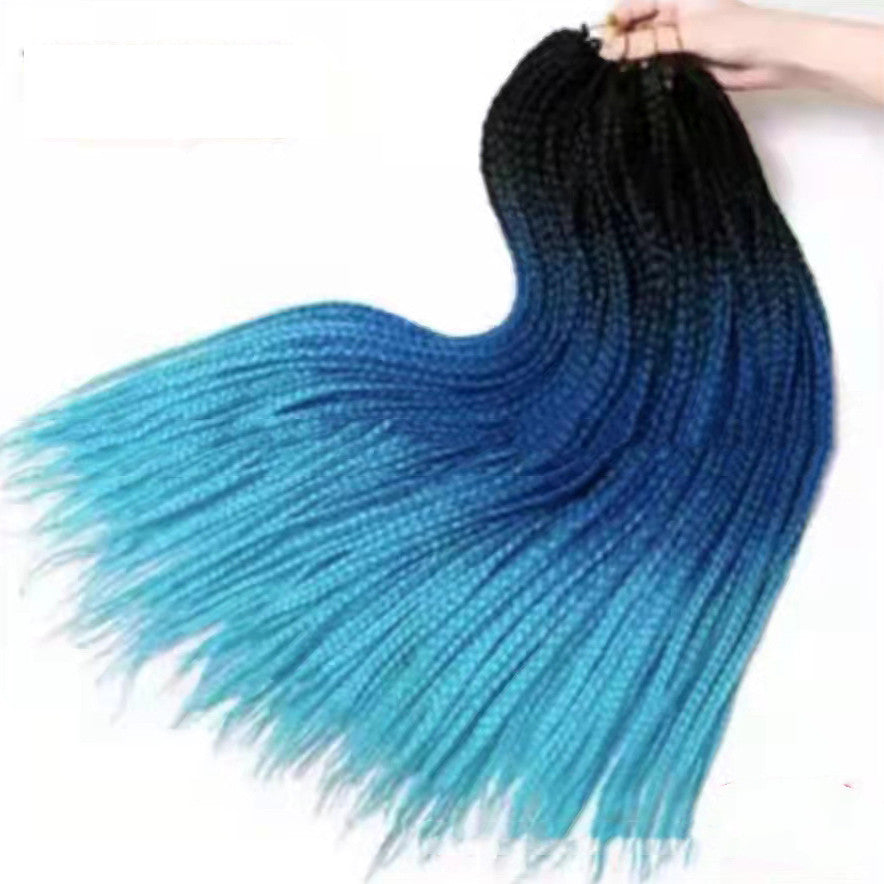 Women's Synthetic Fiber Braided Wig - Multiple Color Options, 24 Inch