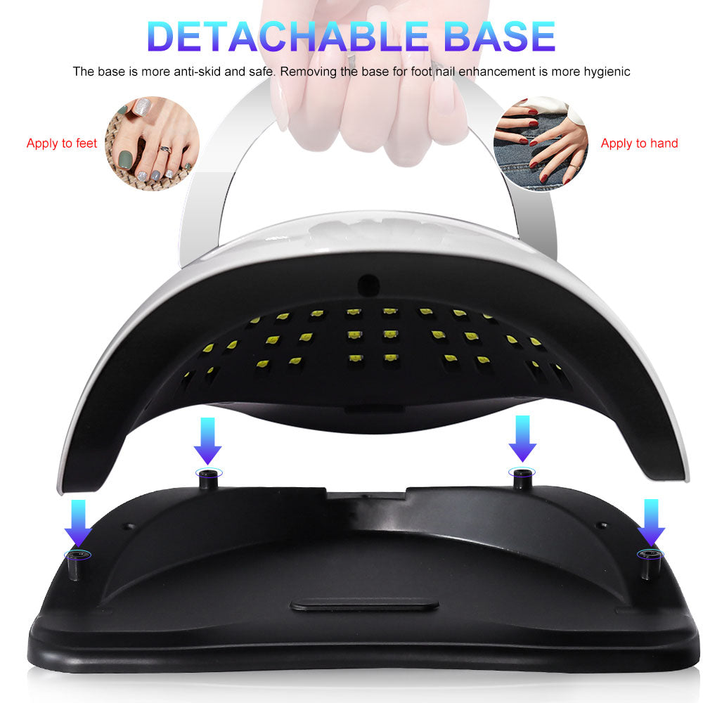 Professional LED Nail Lamp for Gel Polish - High-Speed Dryer with Auto Sensor