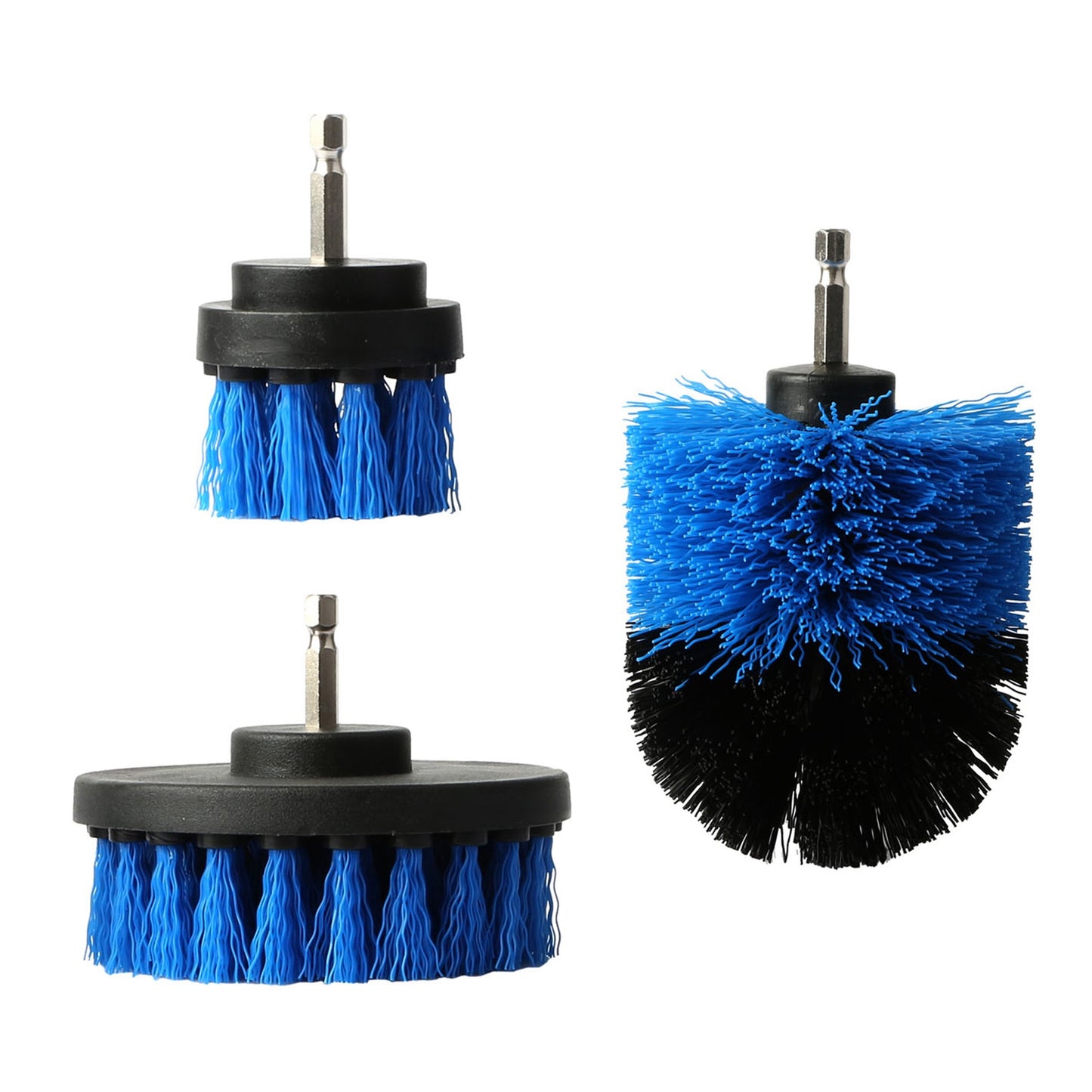 Drill Brush Cleaning Set 3Pcs Power Scrubber for Car, Tile, Bathroom and More