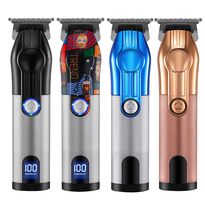 Rechargeable LCD Hair Clipper with Digital Display
