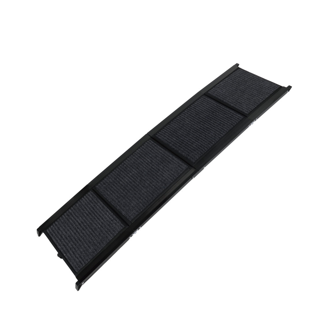 Portable Dog Ramp for Car SUV & Truck - 71 Inch Aluminum Non-Slip Surface, Supports Up to 250 lbs