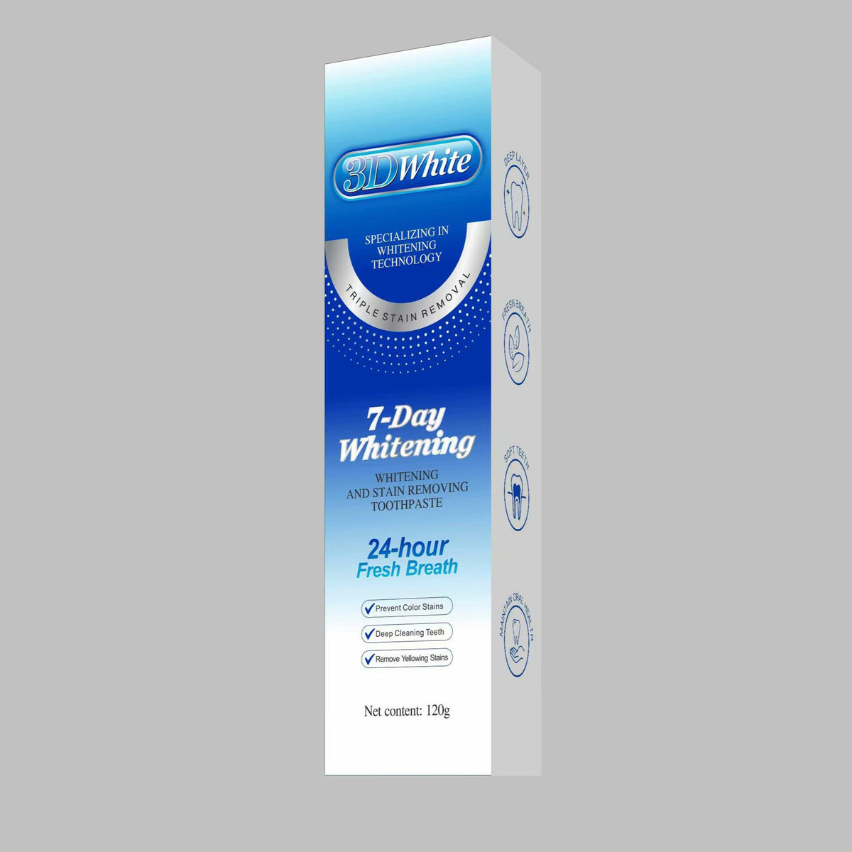 3D White Toothpaste, 120g