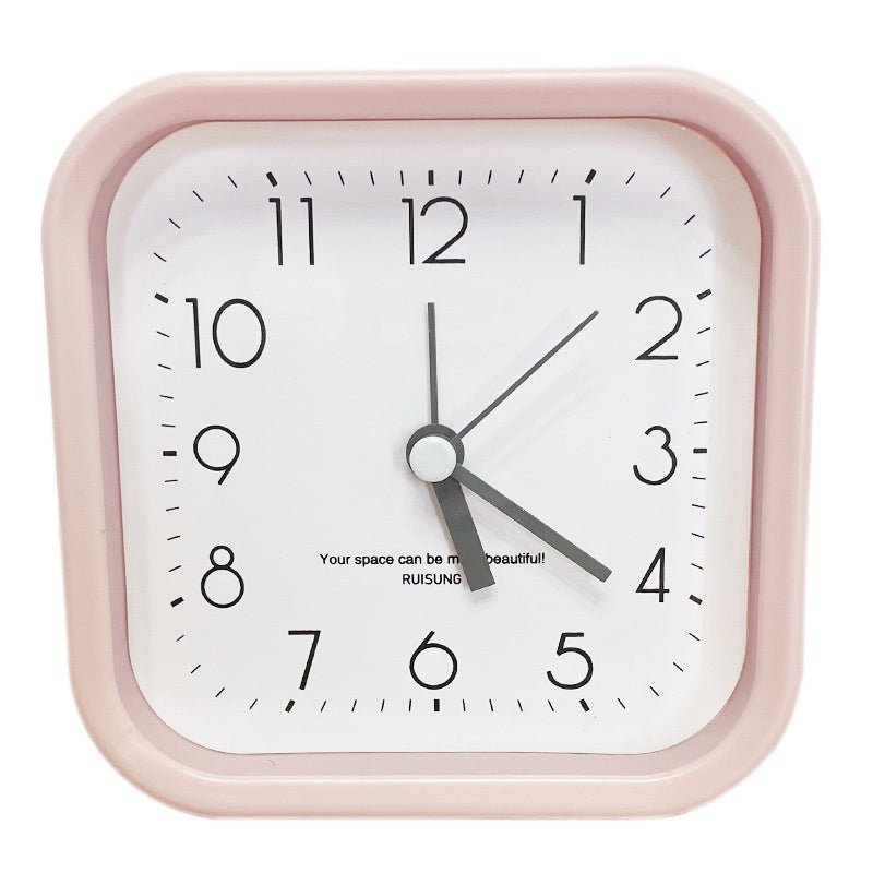 Voice-Controlled LED Bedside Clock with Calendar and Luminous Display