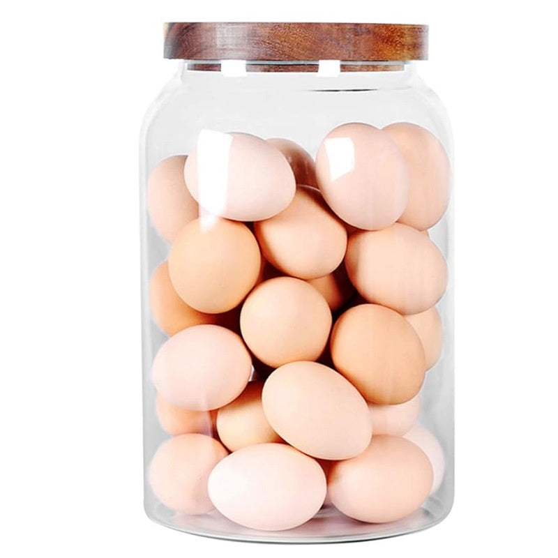 Glass Sealed Storage Bottles for Cereals Snacks & Candy, 1250-2800ml Set