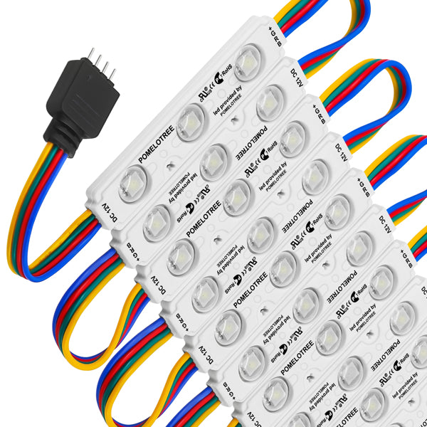 RGB Injection Molding Module for LED String Lights - 3-Lamp SMD5050