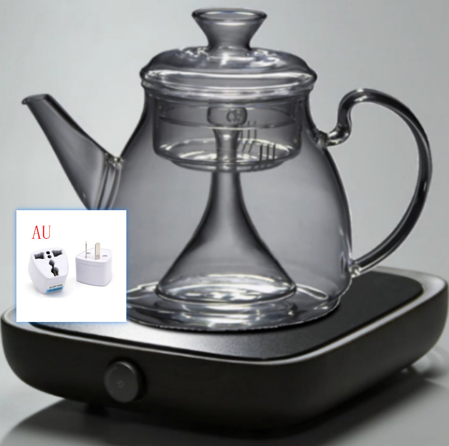 Large Capacity Glass Steam Teapot for Home Brewing - 1.5L