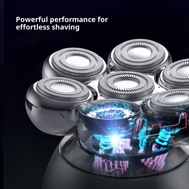 Rechargeable Electric Razor Set with 4 Combs