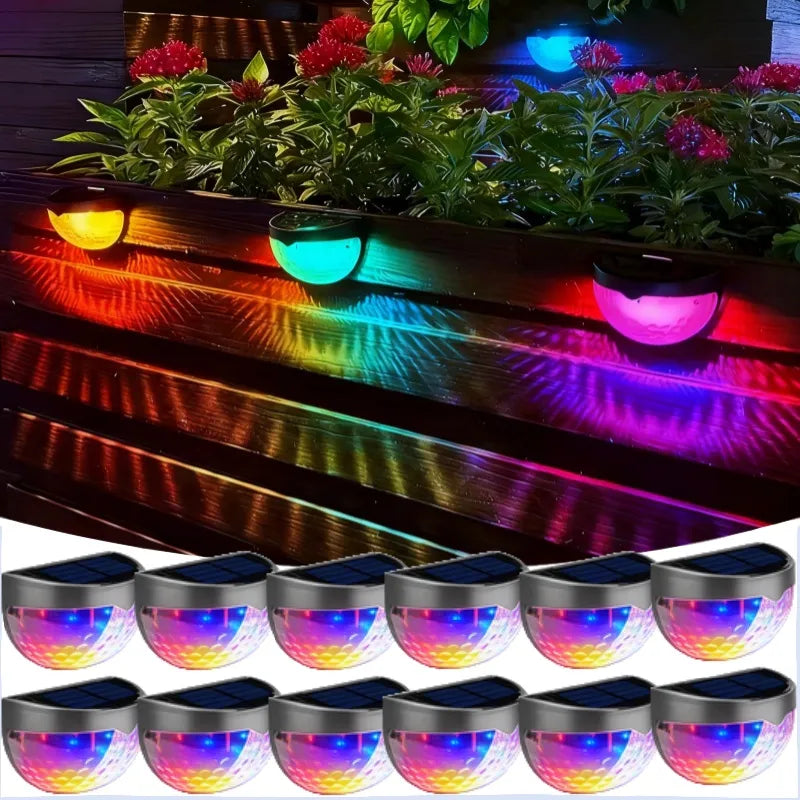 Solar Fence Lights - Efficient Outdoor Security Illumination