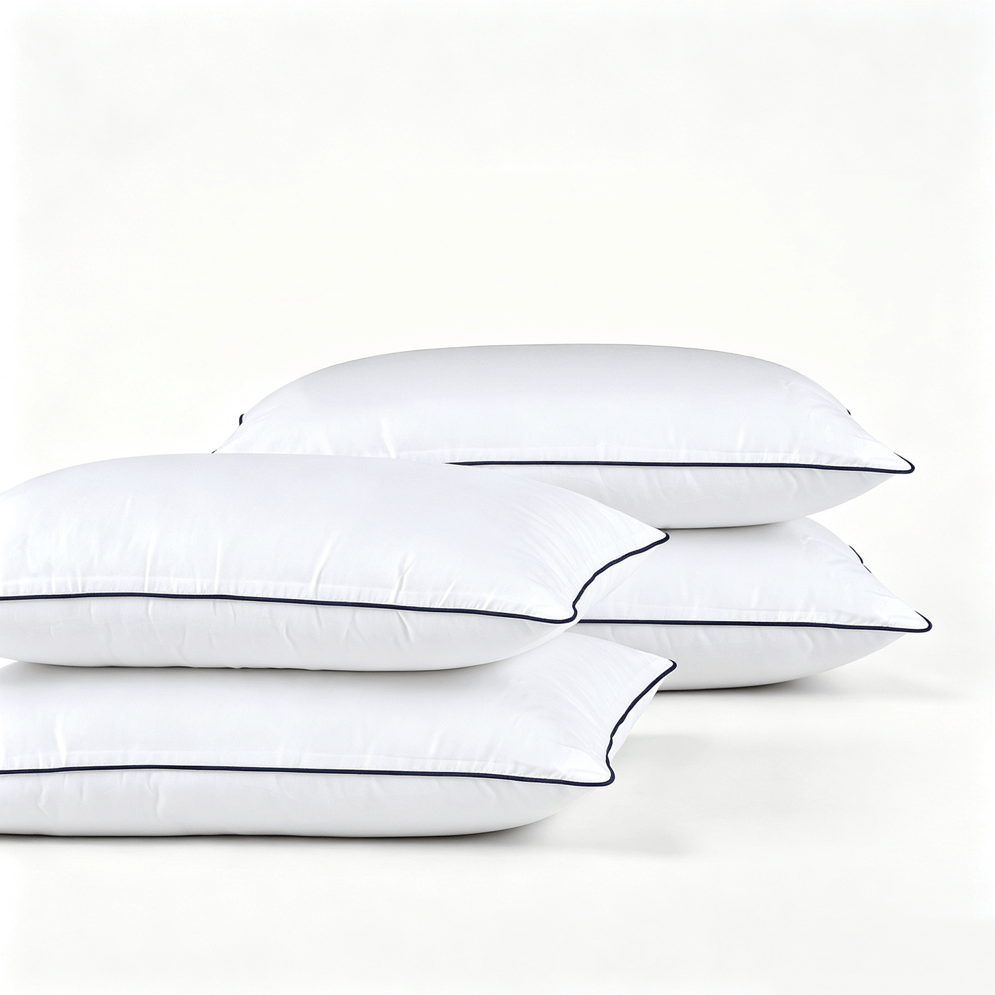 Down Alternative Pillows - Standard Size, Fluffy & Supportive, 2 Pack