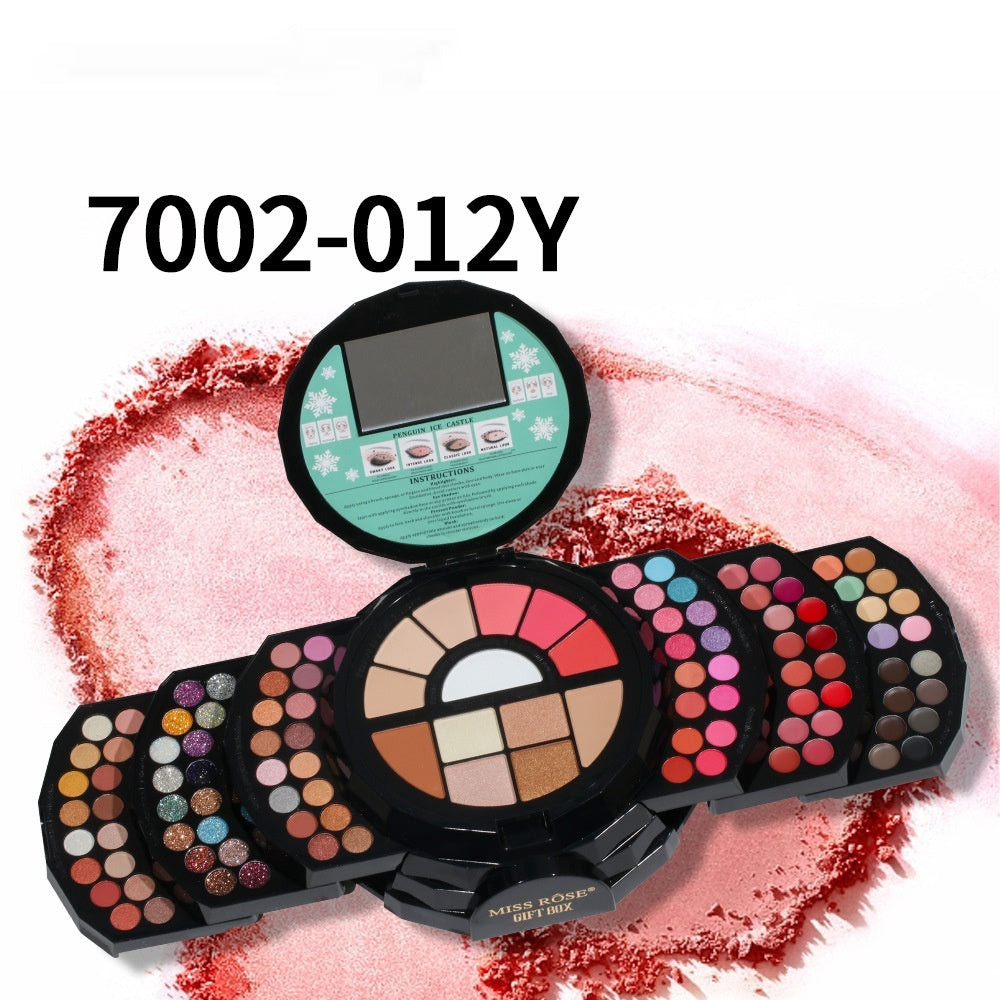 108 Color Shimmer Eyeshadow Palette Cosmetic Case with Repair Features