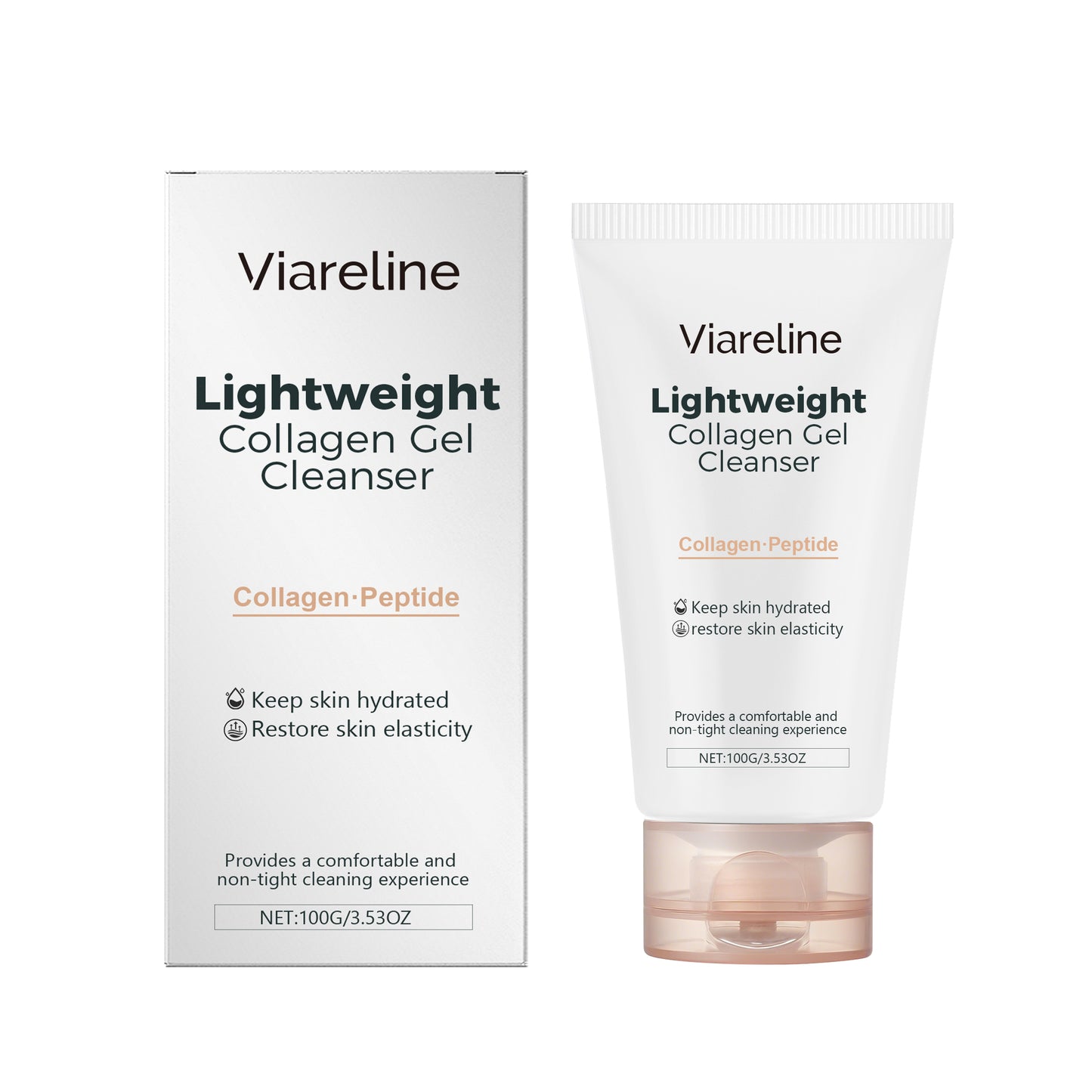 Hydrating Facial Cleanser with Collagen and Hyaluronic Acid