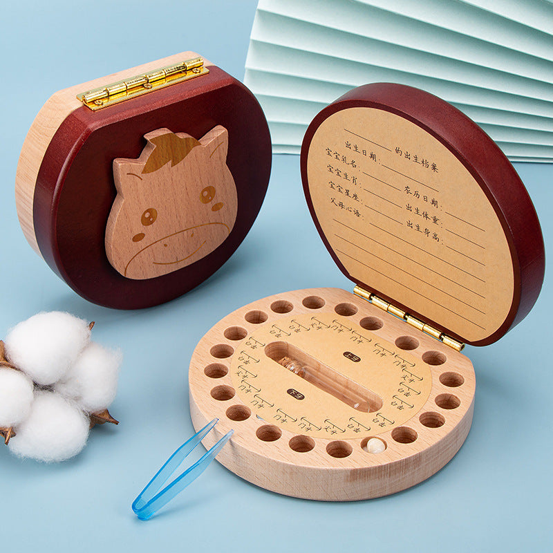Childrens Baby Tooth Preservation Memorial Box Zodiac Collection - Multiple Colors