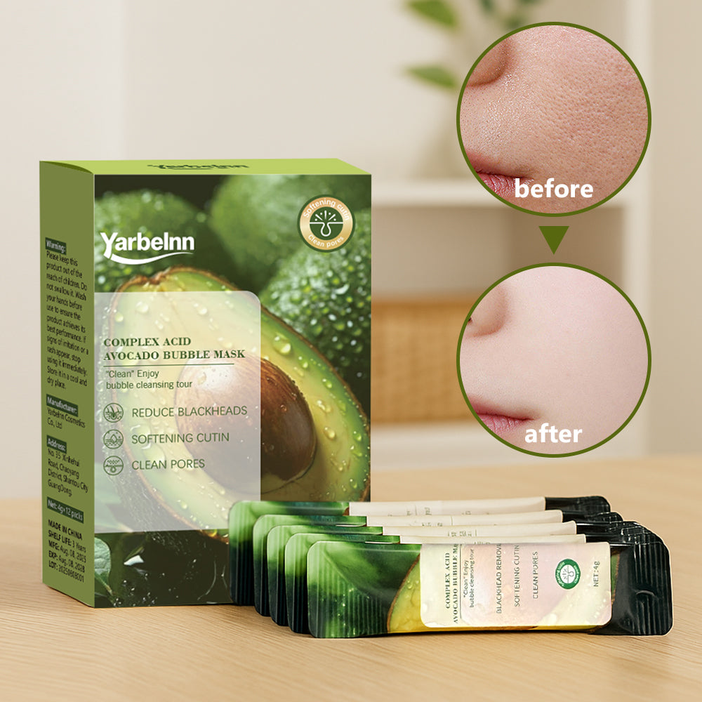 Hydrating Avocado Facial Sheet Mask - Nourishing Moisturizing Face Mask for All Skin Types