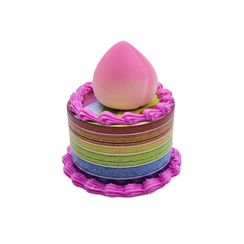 Creative Zinc Alloy Cake Shape Smoke Eliminator for Kitchen Use