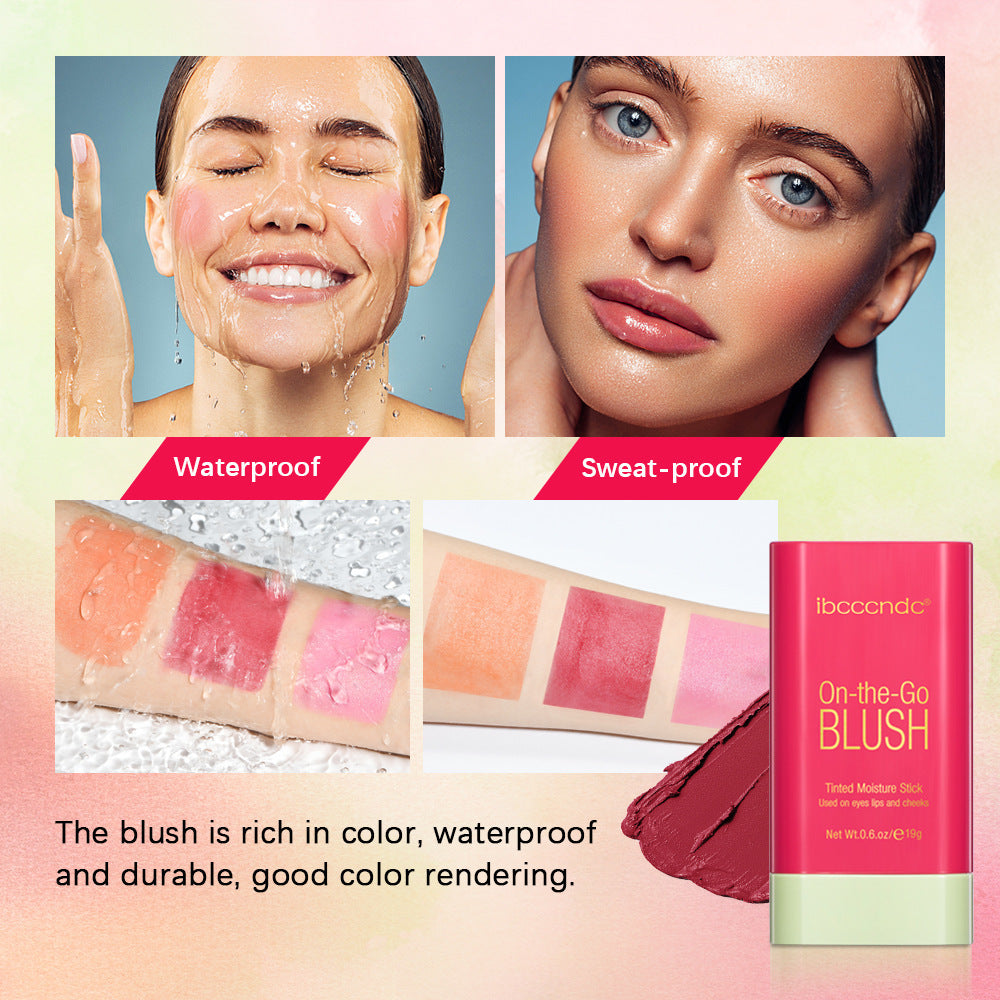 High-Gloss Portable Blush Cream Multiple Shades for Beautiful Makeup