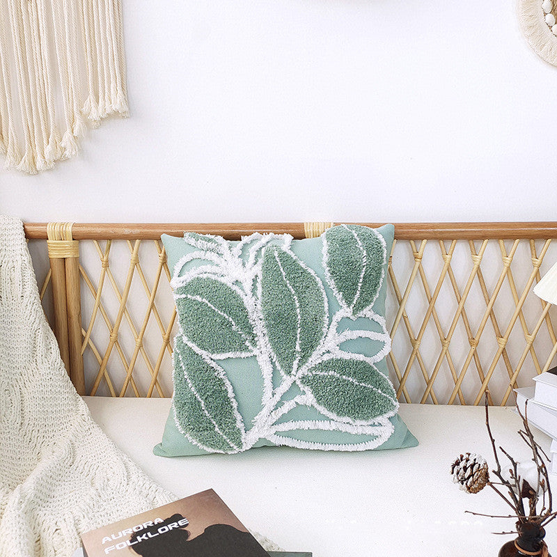 Bohemian Minimalist Tufted Pillow 45x45cm - Home Textile Decor