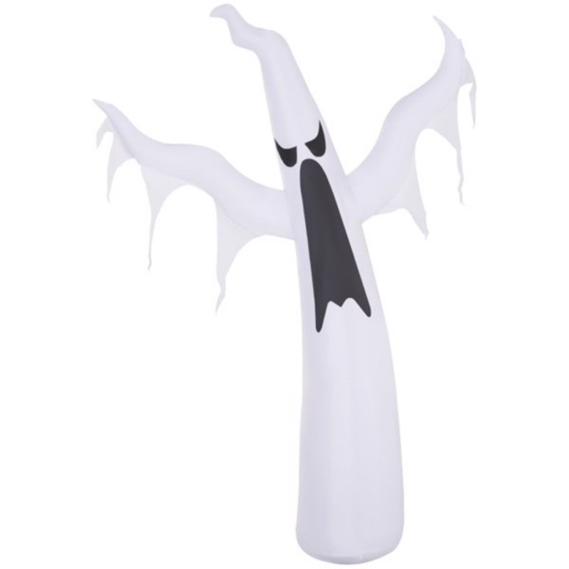 6-Foot Inflatable White Ghost Decoration for Halloween