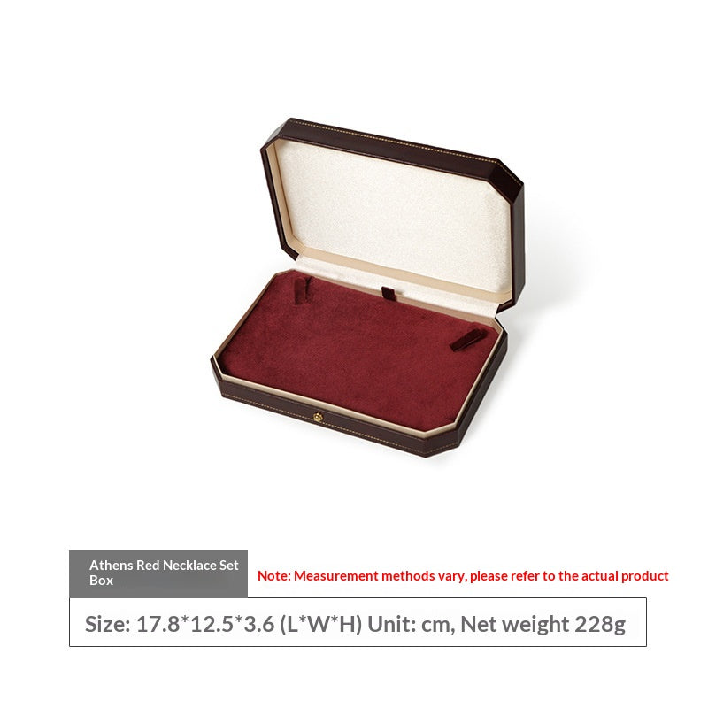 European-Style Vintage Jewelry Box for High-End Rings & Accessories