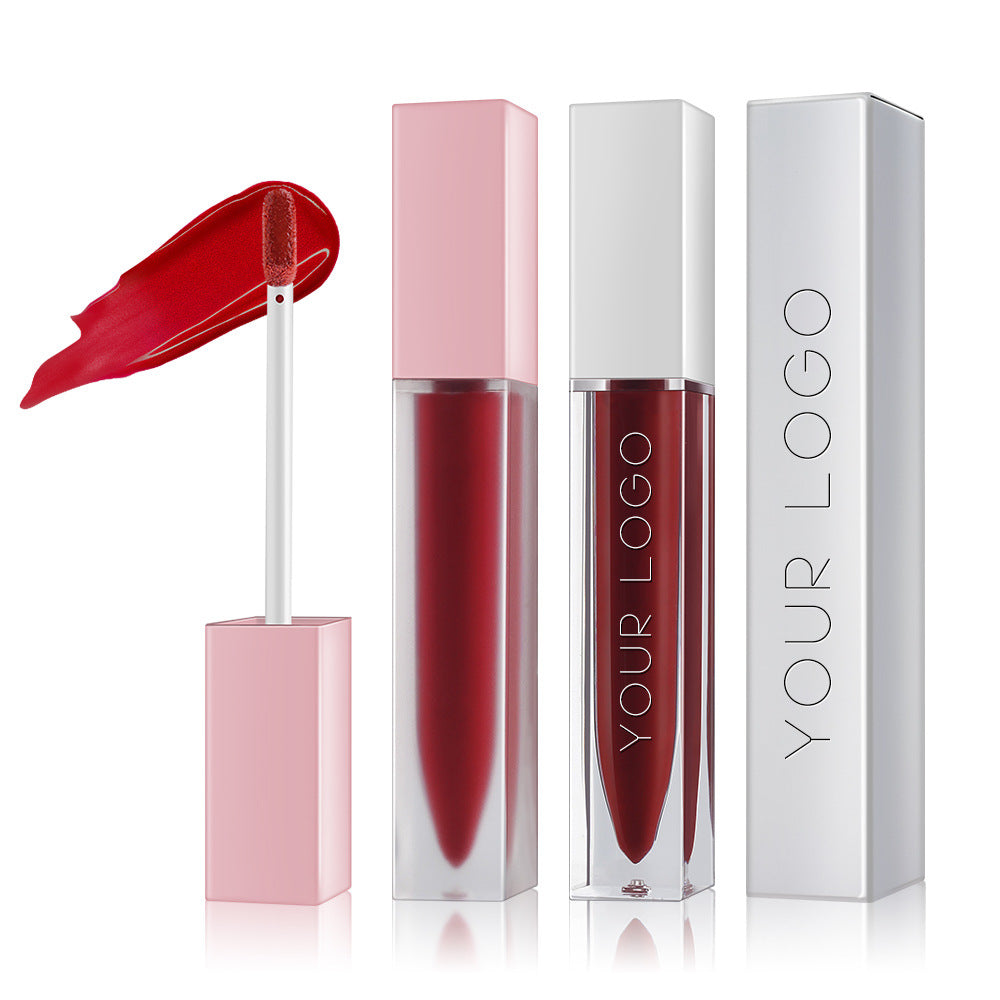 Matte & Glossy Lipstick Set with Frosted Square Tube - Multiple Colors