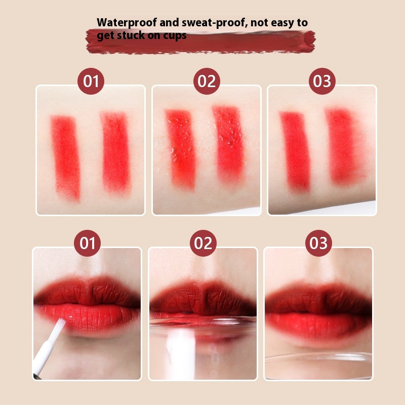 Solid Color Lipstick - No Stain On Cup Matte – 1 Lipstick