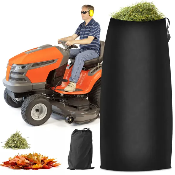 54 Cubic Feet Lawn Tractor Leaf Bag with Black Oxford Fabric