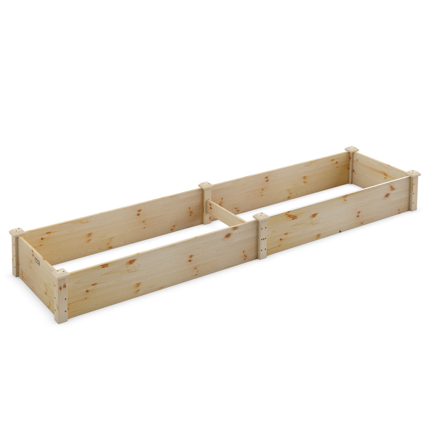 Wooden Vegetable Raised Garden Bed for Outdoor Patio & Balcony