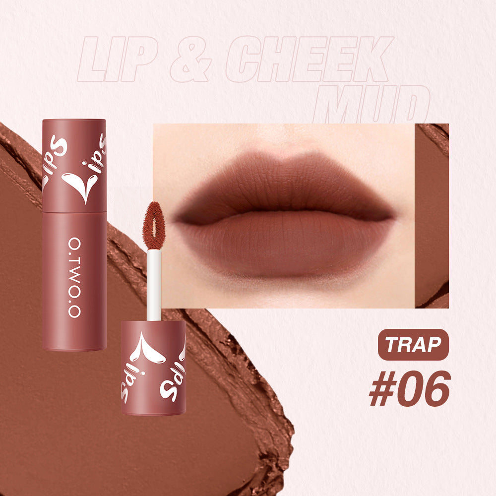 Matte Fog Lip and Cheek Dual-Use Powder Blusher and Lipstick - Air Lip Glaze
