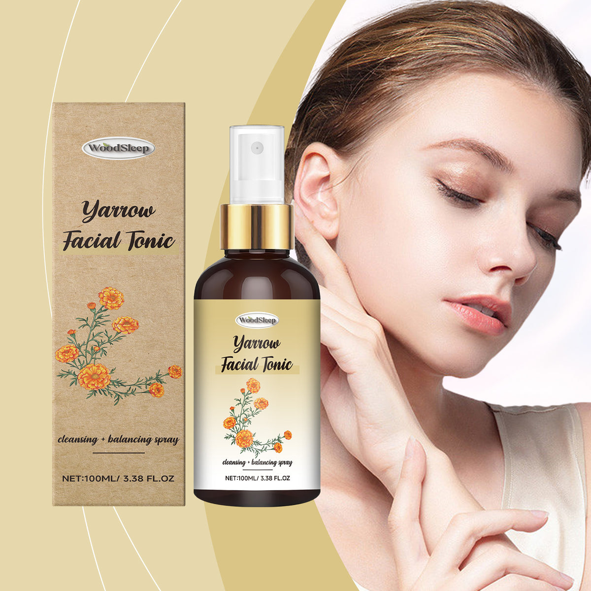Marigold Hydrating Facial Spray - Soft Skin 100ML Natural Skin Care