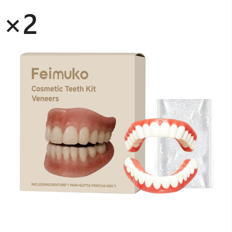 Simulated Upper & Lower Denture Set - 1 Pair Dental Modification