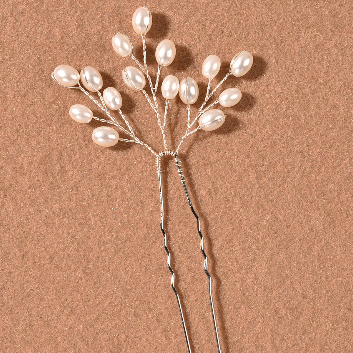 Handmade Pearl Hair Fork Set - 3 Pieces