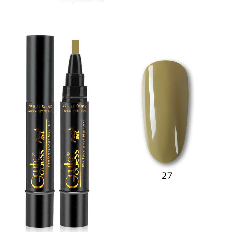 3-in-1 Magnetic Nail Art Pen - Quick-Dry Gel for French & Water Ripple Effects
