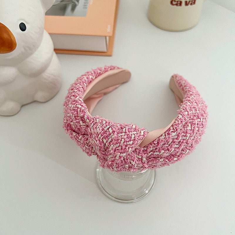 Korean Style Woolen Knotted Headband
