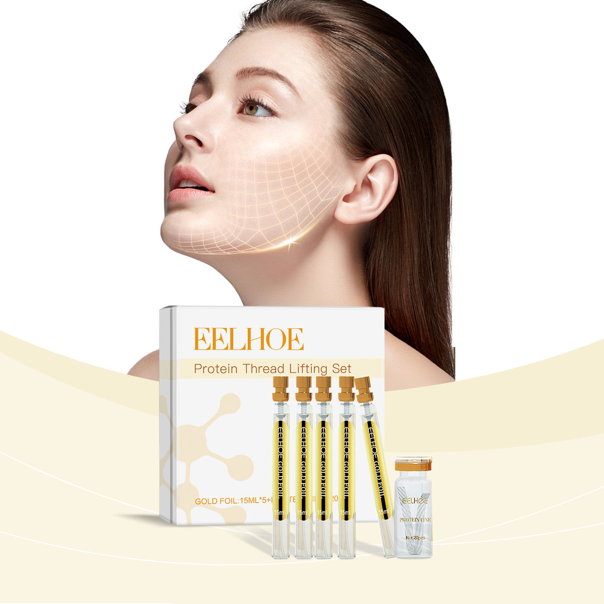 Protein Embedding Facial Care Suit for Skin Boosting and Hydration