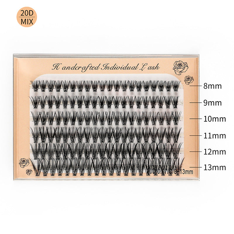 30 Strand Hot-Melt Lash Extensions for Fuller, Denser Look — Handmade False Eyelashes