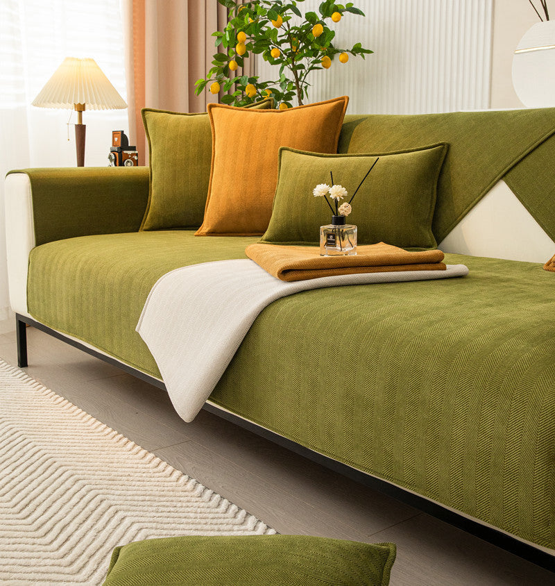 Universal Chenille Cushion Cover Set - Light Luxury Non-Slip Home Decor