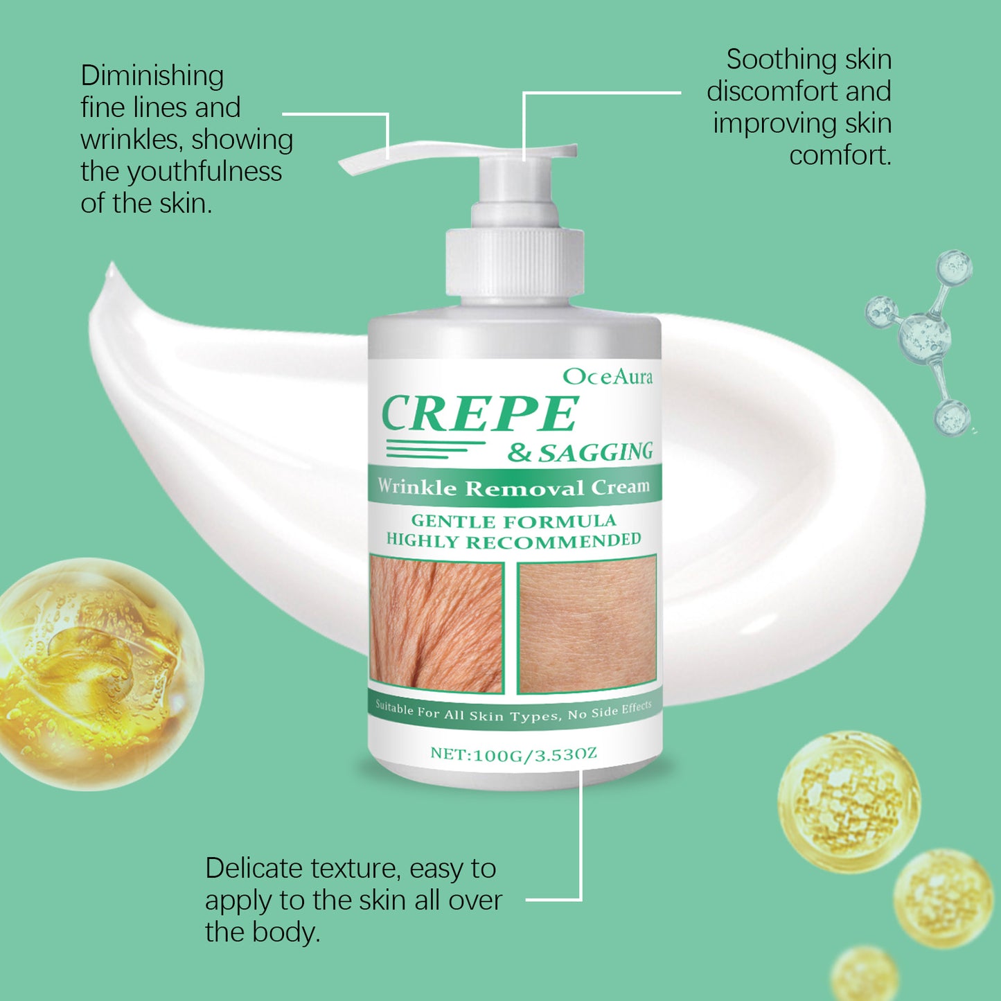 Firming Body Cream with Hyaluronic Acid & Vitamin E - 100g