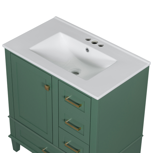30" Bathroom Vanity Set with Sink Combo and Soft Closing Door