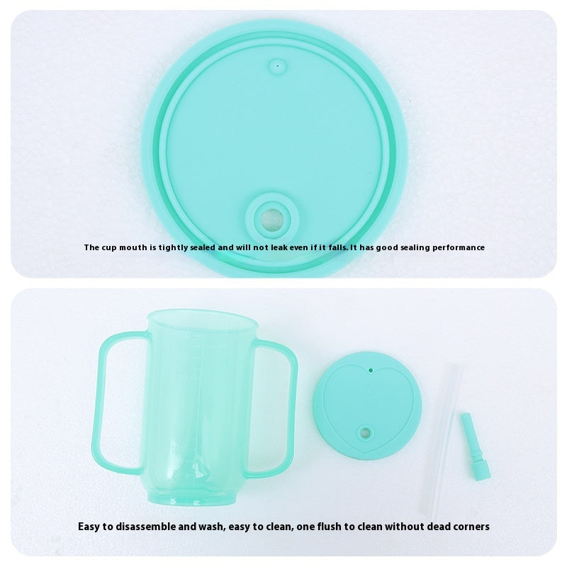 Choke-Proof Drinking Water Cup for Elderly and Pregnant Women - Bedside Safe Water Bottle